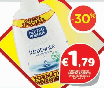 Crai Neutro Roberts Sapone liquido offerta