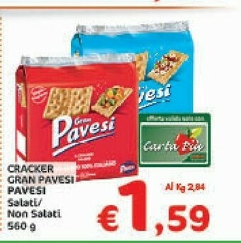 Crai Pavesi Crackers offerta