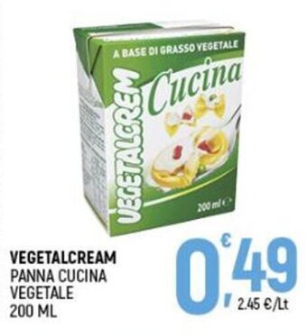 Vegetalcream Panna Cucina Vegetale 200 ml