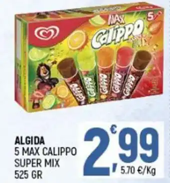 Algida 5 Max Calippo Super Mix 525 gr