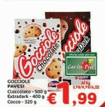 Crai Pavesi Gocciole offerta
