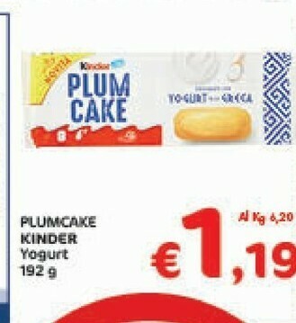Crai Kinder Plum cake offerta