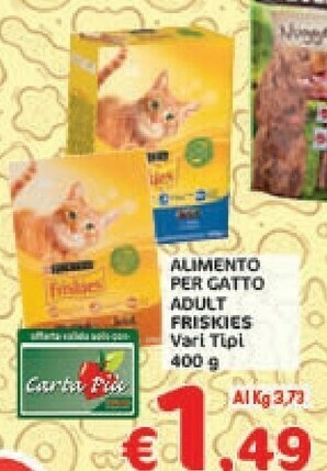 Crai Friskies Cibo per gatti offerta