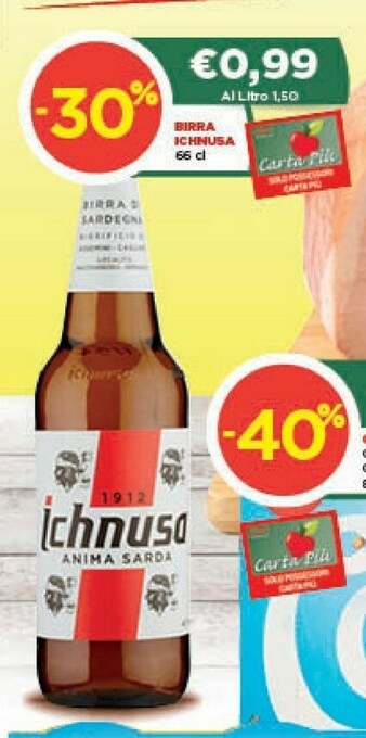 Crai Ichnusa Birra offerta