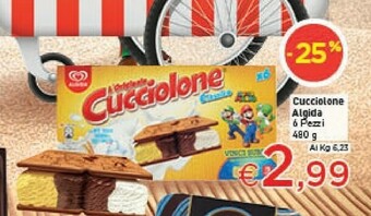 Crai Algida Cucciolone offerta