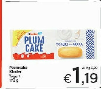 Crai Kinder Plum cake offerta
