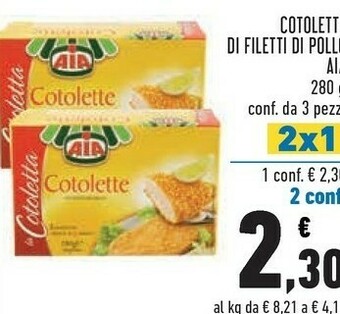 Conad Aia Cotolette di pollo offerta