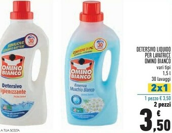 Conad Omino Bianco Detersivo lavatrice offerta