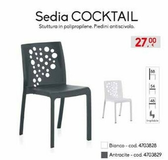 C+C Italmarket Sedie offerta