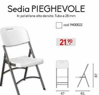Sedie pieghevoli