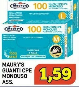 Maury's Guanti in lattice offerta