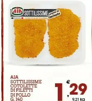 Ok Sigma Aia Cotolette di pollo offerta