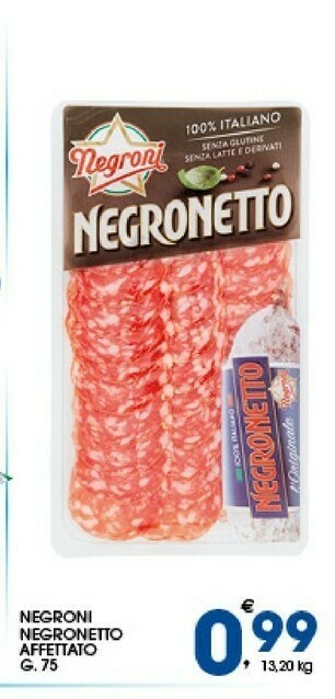 Ok Sigma Negroni Salame offerta