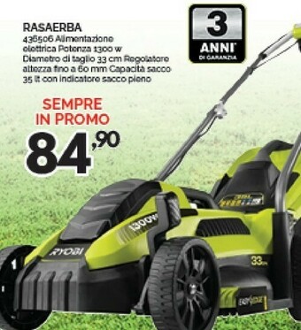 Orizzonte Ryobi Tagliaerba offerta