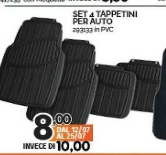 Orizzonte Tappetini auto offerta