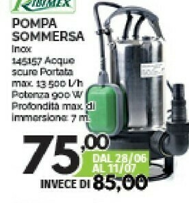 Orizzonte Pompe sommerse offerta