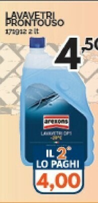 Orizzonte Arexons Lavavetri offerta