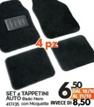 Orizzonte Tappetini auto offerta