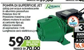Orizzonte Pompe sommerse offerta