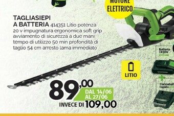Orizzonte Tempo Tagliasiepi offerta
