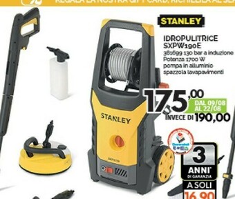 Orizzonte Stanley Idropulitrice offerta