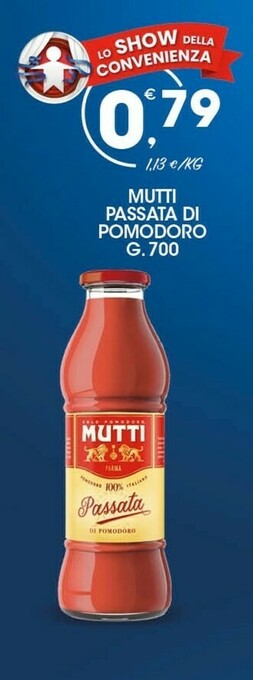 Sigma Mutti Passata di pomodoro offerta