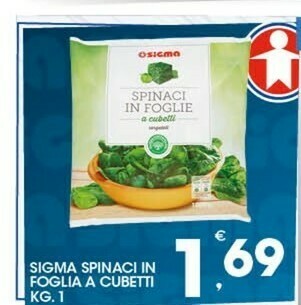 Sigma Spinaci offerta