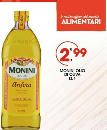 Sigma Monini Olio extravergine di oliva offerta