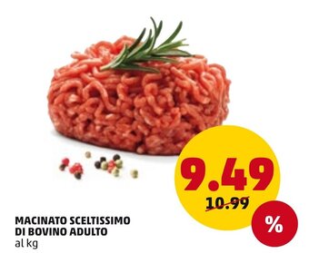 PENNY Macinato Sceltissimo Di Bovino Adulto offerta