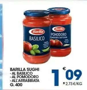 Sigma Barilla Sughi per pasta offerta