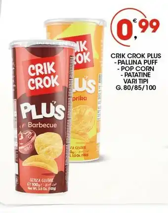 Sigma Crik crok Snack offerta