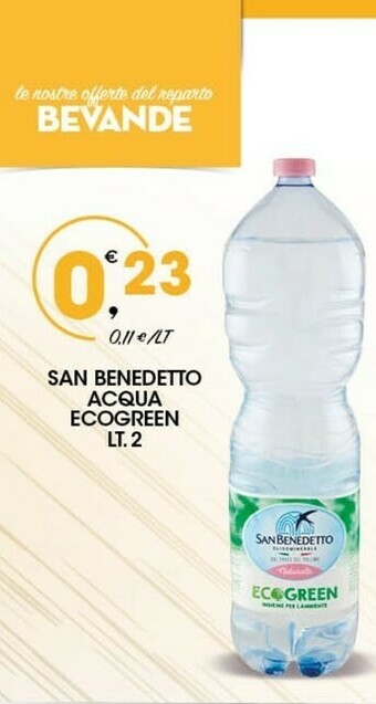 Sigma San Benedetto Acqua offerta