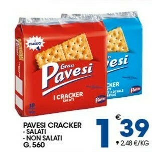 Sigma Pavesi Crackers offerta