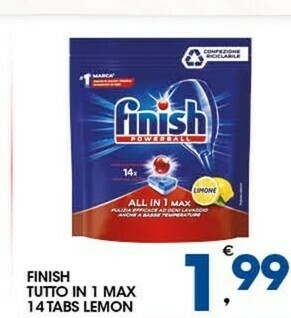 Sigma Finish Detersivo lavastoviglie offerta