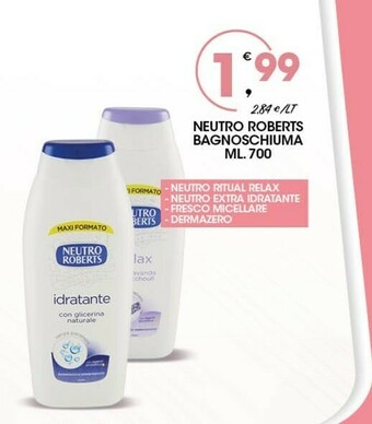 Sigma Neutro Roberts Bagnoschiuma offerta