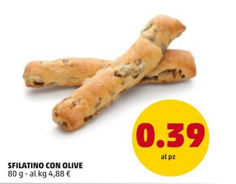 PENNY Sfilatino Con Olive 80 g offerta