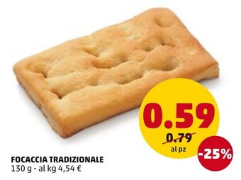 PENNY Focaccia Tradizionale 130 g offerta