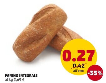PENNY Panino Integrale offerta
