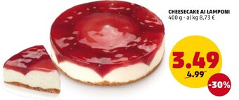 PENNY Cheesecake Ai Lamponi 400 g offerta