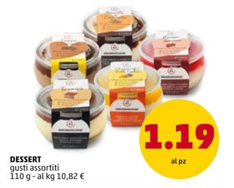 Dessert gusti assortiti 110 g
