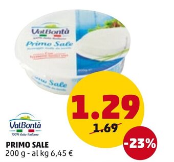 PENNY ValBontà Primo Sale 200 g offerta