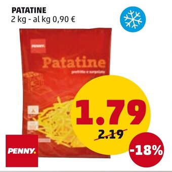 PENNY Penny Patatine 2 kg offerta