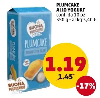 PENNY Buona Pasticceria Plumcake Allo Yogurt 10 pz 350 g offerta