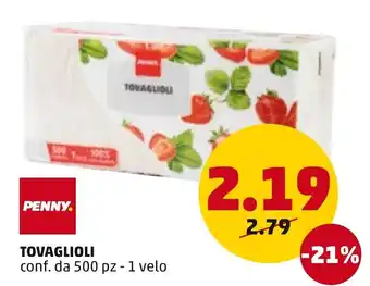 Penny Tovaglioli 500 pz 1 velo