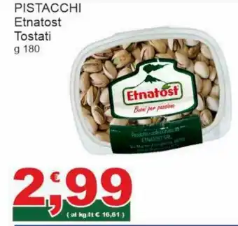 Sidis Etnatost Pistacchi Tostati g 180 offerta