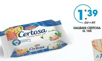 Sigma Galbani Certosa offerta