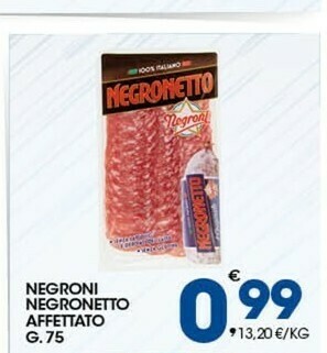 Sigma Negroni Salame offerta