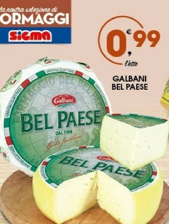 Sigma Galbani Formaggio offerta