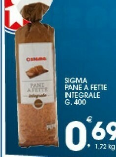 Sigma Mulino Bianco Pan Bauletto offerta