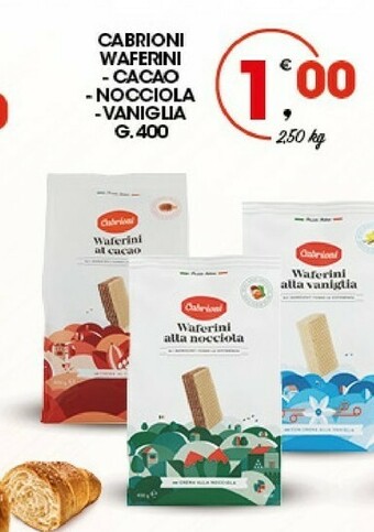 Sigma Cabrioni Wafer offerta